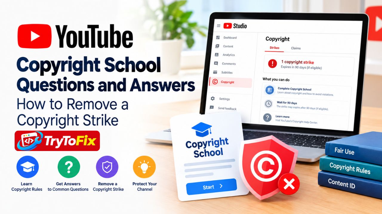 YouTube Copyright School Questions and Answers: How to Remove a Copyright Strike