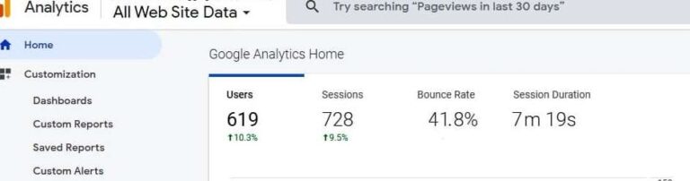 The Complete Guide to Google Analytics for Beginners 3 bounce rate 1 768x202 1