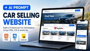 Responsive Car Selling Website